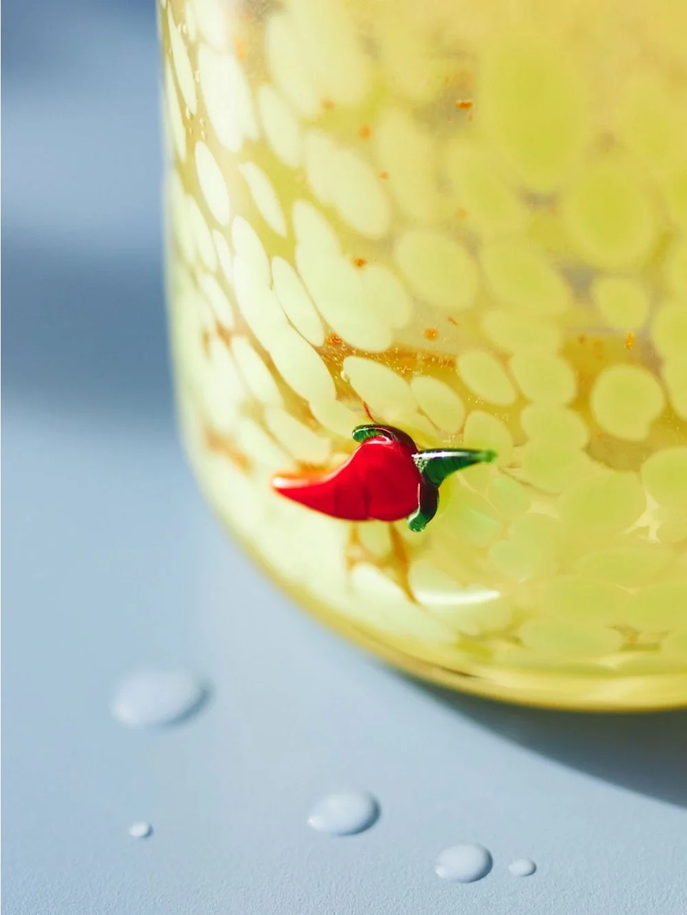 Anthropologie Chili Pepper Icon Juice Glass - Set of 2